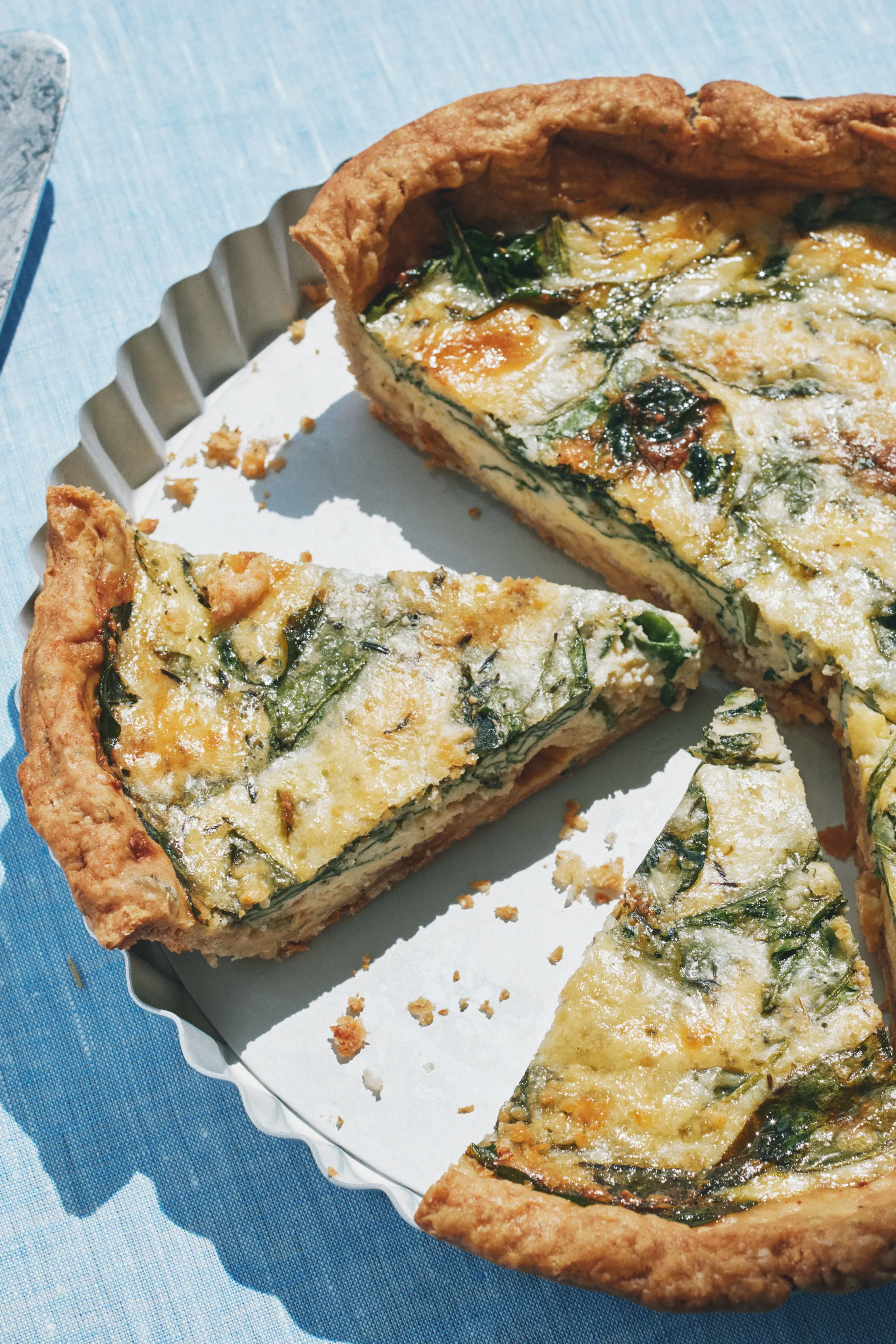 Caramelized Onion & Spinach Quiche