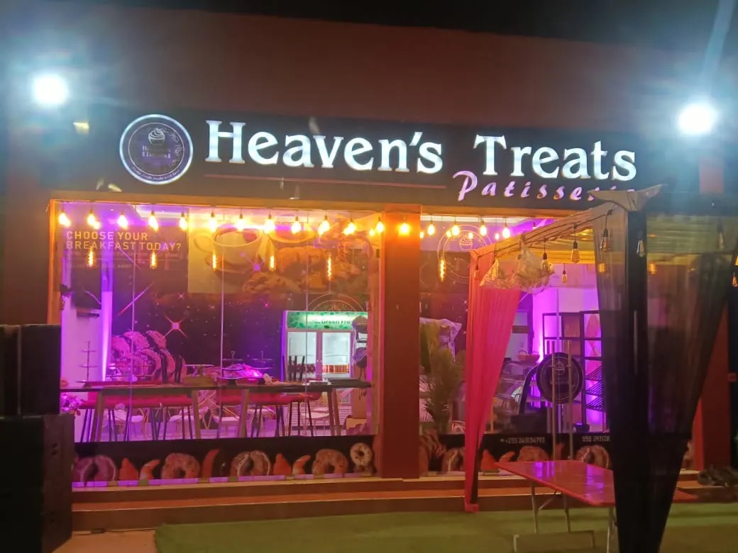 Heaven's Treats Patisserie shop in Oyibi